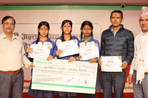 जिल्लास्तरीय नेपाली हिज्जे प्रतियोगिता : भानु मेमोरियल पहिलो, गोल्डेन फ्युचर दोस्रो