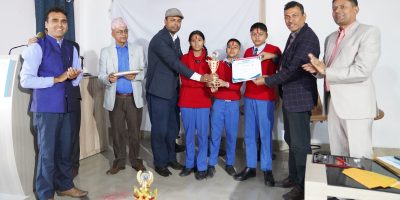 अन्तरविद्यालय स्तरीय हाजिरीजवाफ प्रतियोगितामा अक्सफोर्ड सेकेन्डरी स्कुल प्रथम