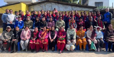 सरस्वती निकेतनका ३० विद्यार्थी २१ दिने आवासीय तालिमका लागि हात्तिखोर प्रस्थान