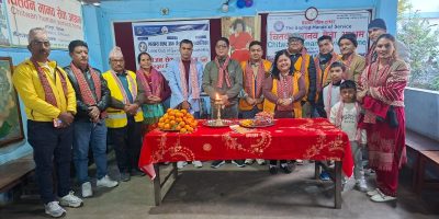 लायन्स क्लब गैँडाकोट मौलाकालिकाद्वारा मानव सेवा आश्रममा भोजन