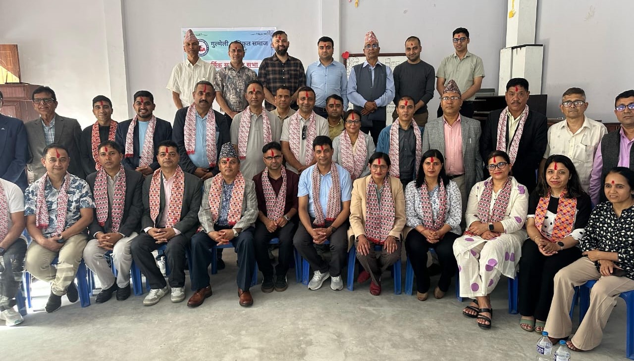 ७०० अधिकृत सदस्य रहेको गुल्मेली अफिसर्स सोसाइटीमा नयाँ नेतृत्व