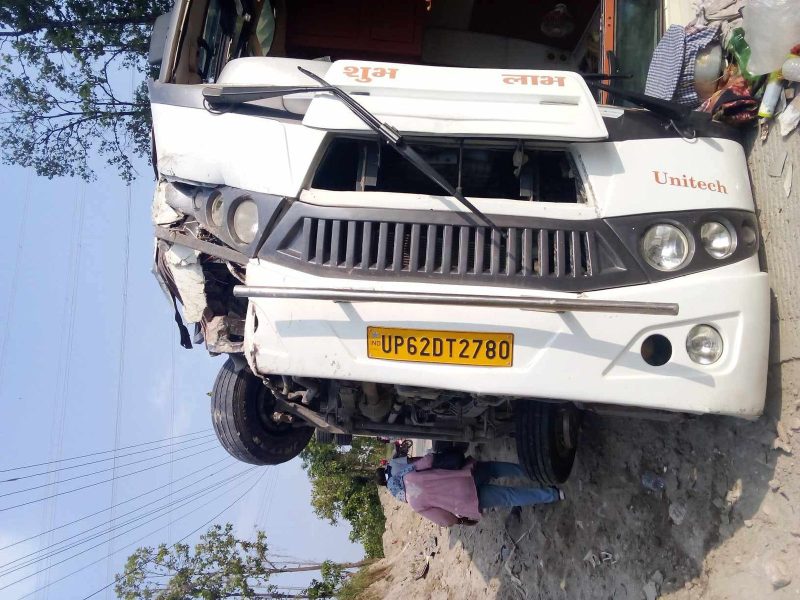 नवलपरासीमा भारतीय बस दुर्घटना, ६ जना घाइते
