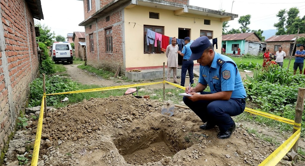 तनहुँमा ३१ दिनकी छोरीको खाल्डोमा पुरेर हत्या, आमा पक्राउ