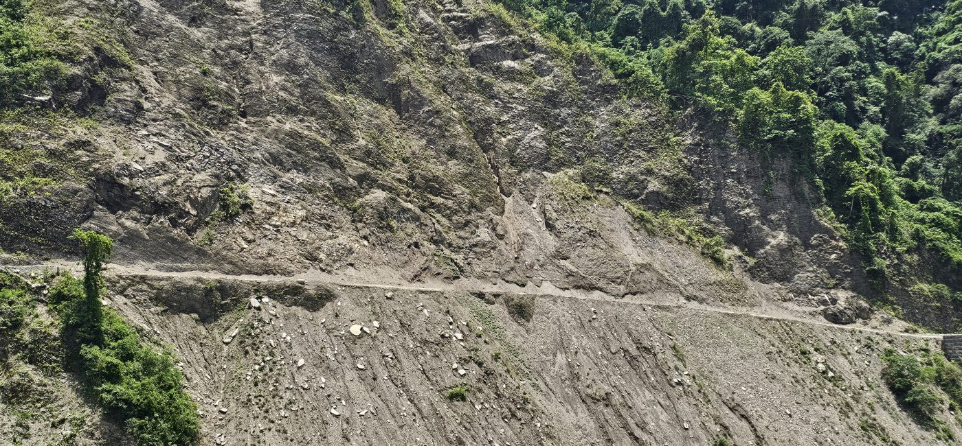 कालिगण्डकी करिडोरको गैँडाकोट–बुलिङटार खण्डमा पहिरोको उच्च जोखिम