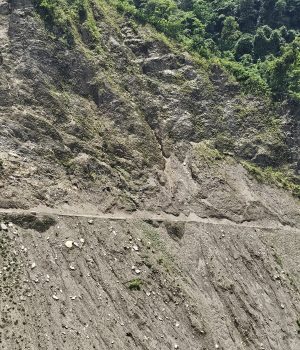 कालिगण्डकी करिडोरको गैँडाकोट–बुलिङटार खण्डमा पहिरोको उच्च जोखिम