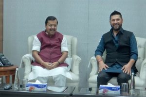 रवि लामिछानेको दिल्लीमा भव्य स्वागत, भाजपा नेताहरूसँग राजनीतिक भेटघाट सुरु