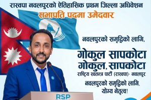 रास्वपा नवलपुरको कमान्ड सम्हाल्ने दौडमा गोकुल सापकोटा