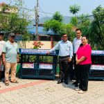 सरसफाइमा ग्लोबल आईएमई बैंकको हातेमालो: गैँडाकोट नगरपालिकालाई  डस्टबिन हस्तान्तरण