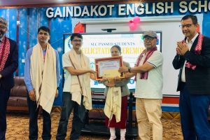 दुई पटक ‘आइएसए अवार्ड’ जितेको गैँडाकोट इङ्गलिस स्कुल यो वर्ष पनि नवलपुरकै प्रथम