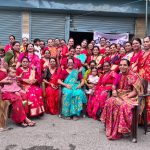 गैँडाकोटमा पारिजात आमा समूहद्वारा प्रधानमन्त्री दैवी प्रकोप उद्धार कोषमा सहयोग