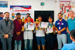 भरतपुरमा जिल्लास्तरीय चित्रकला प्रतियोगिता सम्पन्न: सनराइजकी काव्या आचार्य प्रथम