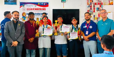 भरतपुरमा जिल्लास्तरीय चित्रकला प्रतियोगिता सम्पन्न: सनराइजकी काव्या आचार्य प्रथम