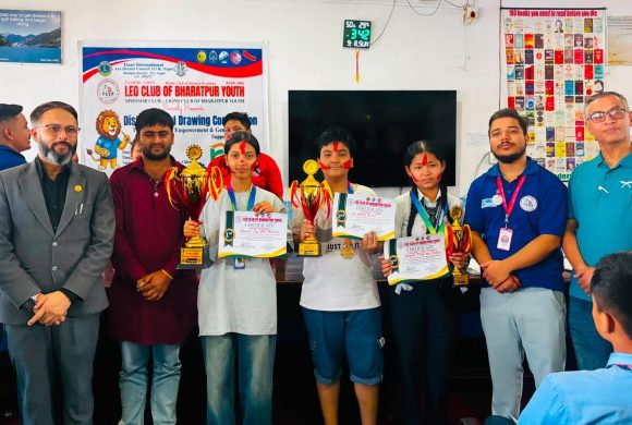 भरतपुरमा जिल्लास्तरीय चित्रकला प्रतियोगिता सम्पन्न: सनराइजकी काव्या आचार्य प्रथम
