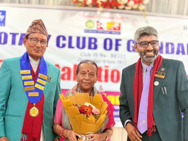 रोटरी क्लब अफ गैंडाकोटको १० औँ पदस्थापन कार्यक्रम सम्पन्न